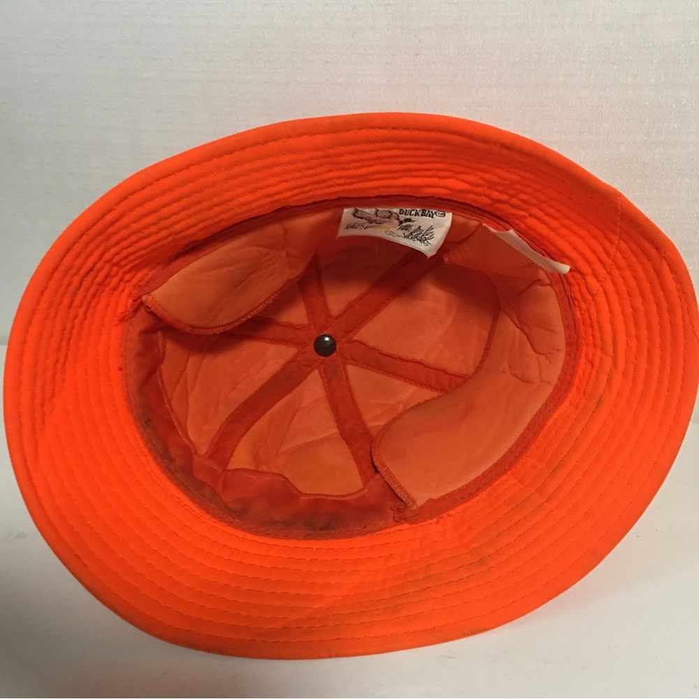 Hi Vix Neon Orange Hunting Hat Duck Bay Sz Sm - Picture 3 of 10